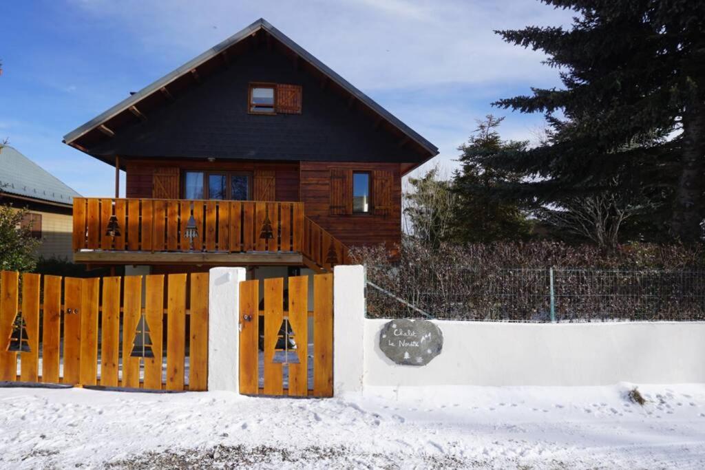 Le Nordik Chalet 3Etoiles Sauna Privatif Jardin Villa Saint-Pierre-dels-Forcats Exterior photo